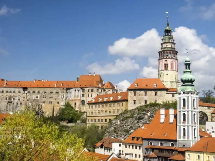 Framed Print : Europe; Czech Republic; Chesky Krumlov. View of Chesky Krumlov and Krumlov castle Framed Print : Europe; Czech Republic; Chesky Krumlov. View of Chesky Krumlov and Krumlov castle