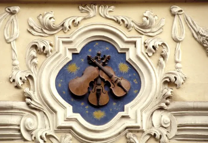 Framed Print : Europe, Czech Republic, Prague. Mala Strana, House sign on Nerudova Street Framed Print : Europe, Czech Republic, Prague. Mala Strana, House sign on Nerudova Street