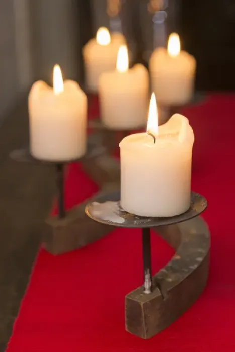 Framed Print : Europe, Czech Republic, Prague. Close-up of burning candles Framed Print : Europe, Czech Republic, Prague. Close-up of burning candles