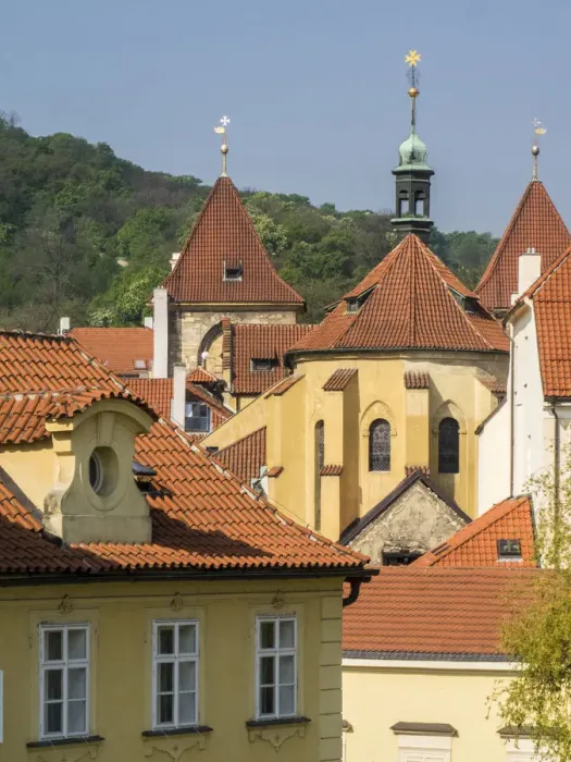 Framed Print : Europe, Czech Republic, Prague. Prague rooftops as seen from above Framed Print : Europe, Czech Republic, Prague. Prague rooftops as seen from above