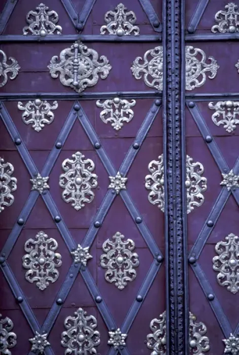 Framed Print : Europe, Czech Republic, Prague Entrance door of the Loreto, constructed in 1626