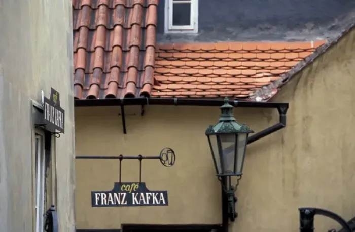 Framed Print : Europe, Czech Republic, Prague, Franz Kafka Cafe