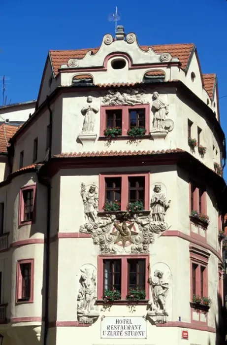 Framed Print : Europe, Czech Republic, Prague, Hotel and restaurant Framed Print : Europe, Czech Republic, Prague, Hotel and restaurant