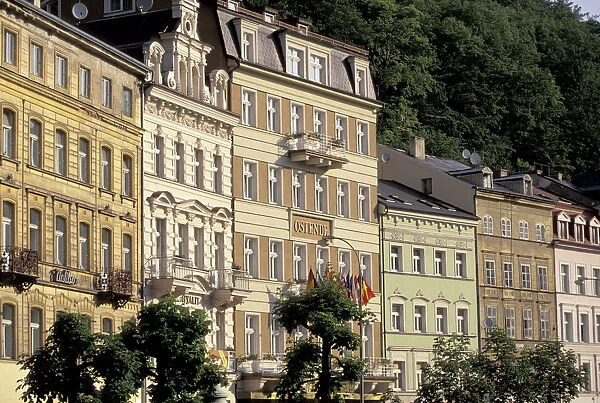 Europe, Czech Republic, West Bohemia, Karlovy Vary (Carlsbad) Spa Hotel Ostende