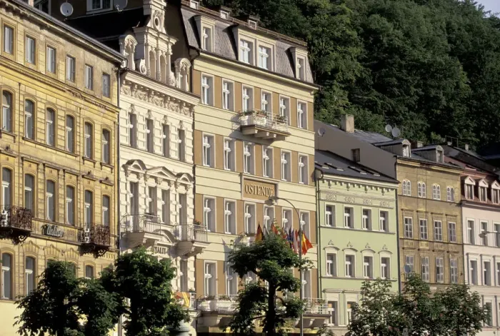 Framed Print : Europe, Czech Republic, West Bohemia, Karlovy Vary (Carlsbad) Spa Hotel Ostende Framed Print : Europe, Czech Republic, West Bohemia, Karlovy Vary (Carlsbad) Spa Hotel Ostende