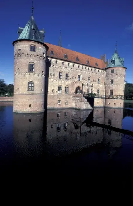 Framed Print : Europe, Denmark, Fyn. Egeskov Castle Framed Print : Europe, Denmark, Fyn. Egeskov Castle