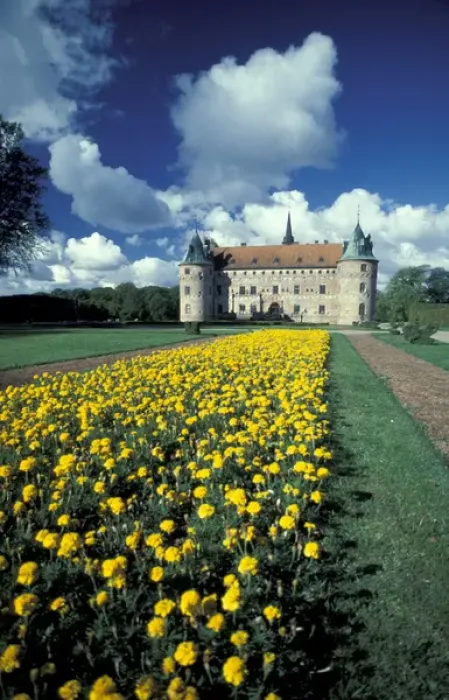Framed Print : Europe, Denmark, Fyn. Egeskov Castle