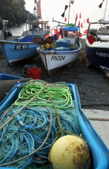 Framed Print : Europe, England, Cornwall, Cadgwith, fishing boats on shore Framed Print : Europe, England, Cornwall, Cadgwith, fishing boats on shore