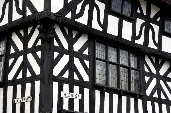 Europe, England, Midlands, Warwickshire, Stratford-upon-Avon. Typical half-timbered