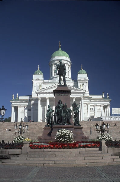 Europe, Finland, Helsinki Cathedral, Senate Square
