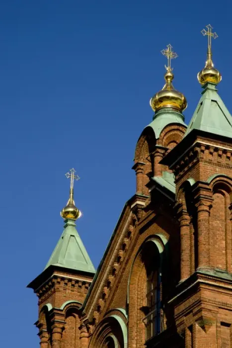 Framed Print : Europe, Finland, Helsinki. Uspenski Cathedral, an Eastern Orthodox cathedral overlooking the city Framed Print : Europe, Finland, Helsinki. Uspenski Cathedral, an Eastern Orthodox cathedral overlooking the city