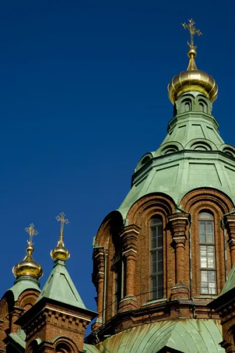 Framed Print : Europe, Finland, Helsinki. Uspenski Cathedral, an Eastern Orthodox cathedral overlooking the city Framed Print : Europe, Finland, Helsinki. Uspenski Cathedral, an Eastern Orthodox cathedral overlooking the city