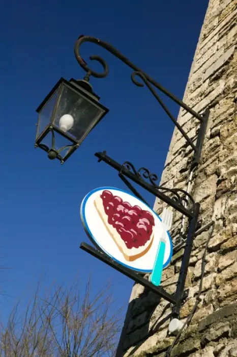 Framed Print : Europe, FRANCE, Burgundy, Cote D Or-DIJON: Sign for Tarte Shop