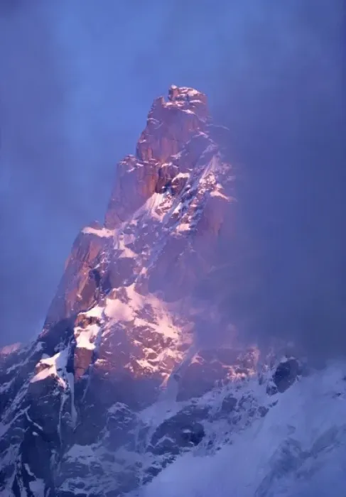 Framed Print : Europe, France, Chamonix. Clouds sift past the steep flanks of Aiguilles du Midi, Chamonix, France Framed Print : Europe, France, Chamonix. Clouds sift past the steep flanks of Aiguilles du Midi, Chamonix, France
