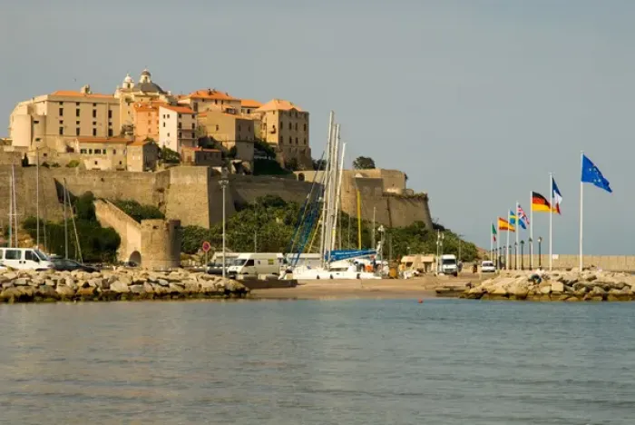 Framed Print : Europe, France, Corsica, Calvi. Genoan Citadel built in 16th century on granite promontory Framed Print : Europe, France, Corsica, Calvi. Genoan Citadel built in 16th century on granite promontory