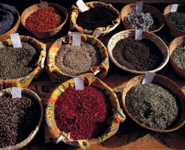 Framed Print : Europe, France, Forcalquier. Spices are a colorful and fragrant part of the Saturday Framed Print : Europe, France, Forcalquier. Spices are a colorful and fragrant part of the Saturday
