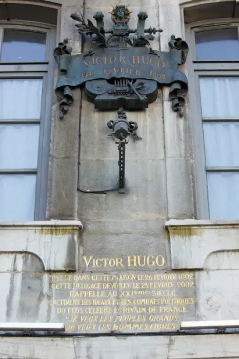 Framed Print : Europe, France, Jura, Doubs, BESANCON: Birthplace of Victor Hugo- Writer