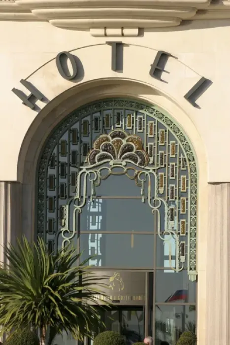 Framed Print : Europe, France, Nice. Hotel Framed Print : Europe, France, Nice. Hotel