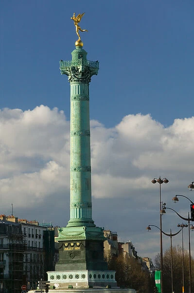 Europe, France, Paris, Bastille: July Column  /  Daytime