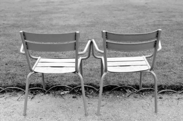 Framed Print : Europe, France, Paris. Chairs, Jardin du Luxembourg