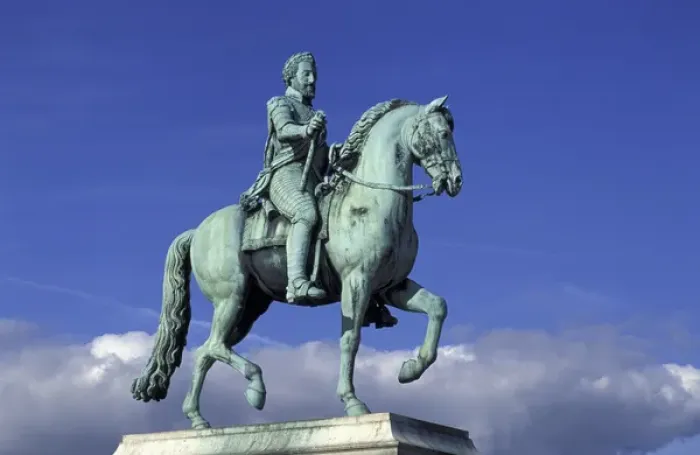 Framed Print : Europe, France, Paris. Ile de la Cite. Statue of King Henri IV Framed Print : Europe, France, Paris. Ile de la Cite. Statue of King Henri IV