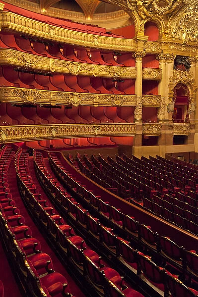 Europe, France, Paris. Interior of Paris Opera house