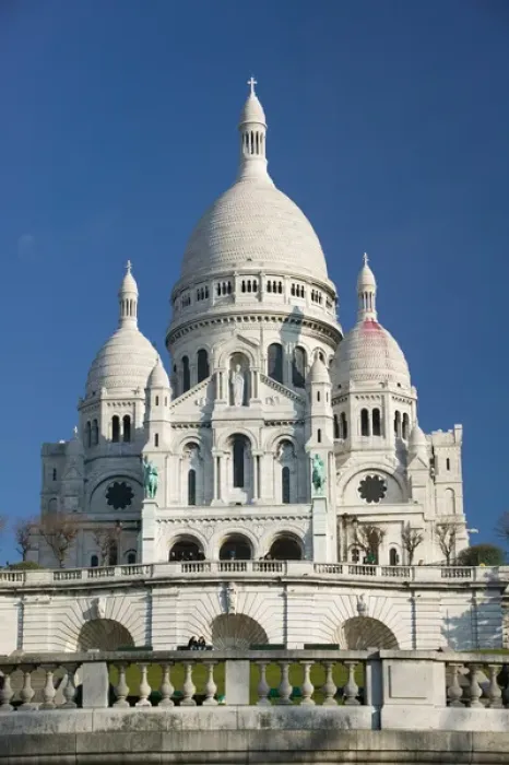 Framed Print : Europe, France, Paris, Montmartre: Morning View of Basilique du Sacre-Coeur Framed Print : Europe, France, Paris, Montmartre: Morning View of Basilique du Sacre-Coeur