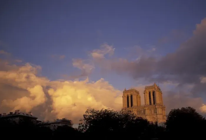 Framed Print : Europe, France, Paris Notre Dame Cathedral Framed Print : Europe, France, Paris Notre Dame Cathedral
