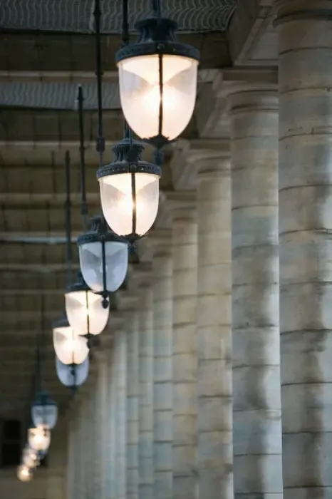 Framed Print : Europe, France, Paris, Palais-Royal: Palace Lights Framed Print : Europe, France, Paris, Palais-Royal: Palace Lights