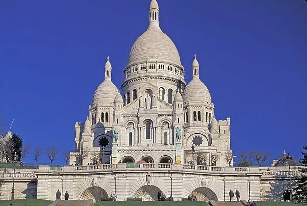 Europe, France, Paris. Sacre-Coeur Basilica
