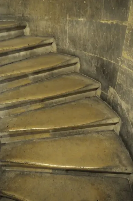 Framed Print : Europe, France, Paris. Stairs leading to the crypt at the Pantheon