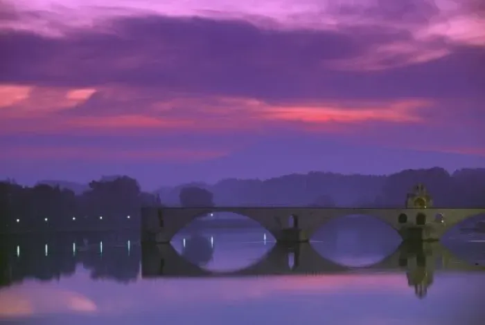 Framed Print : Europe, France, Provence, Avignon. Pont St, Benezet Framed Print : Europe, France, Provence, Avignon. Pont St, Benezet
