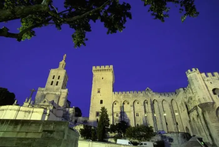 Framed Print : Europe, France, Provence, Avignon. Palais des Papes