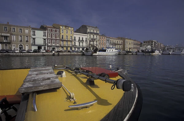 Europe, France, Sete. Main canal and waterfront