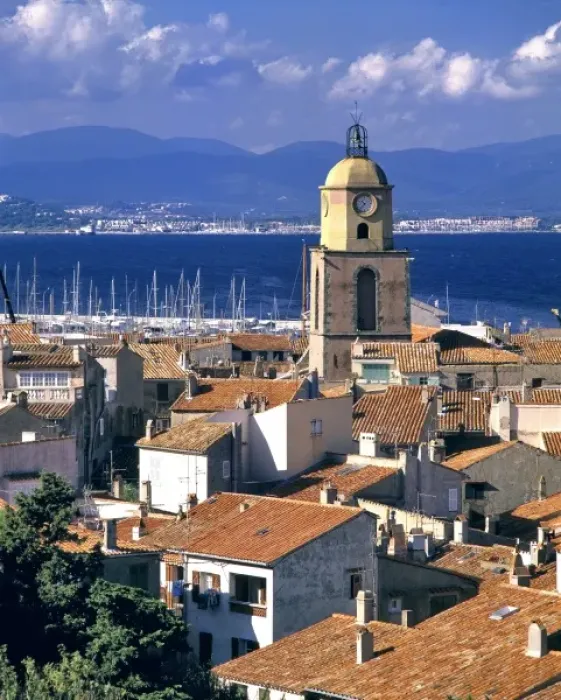 Framed Print : Europe, France, St. Tropez. St. Tropez, on the Cote d Azur on the Riviera, is