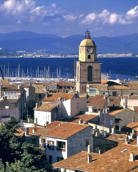 Europe, France, St. Tropez. St. Tropez, on the Cote d Azur on the Riviera, is