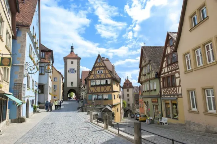 Framed Print : Europe, Germany, Baden-Wurttemberg, Rothenberg ob der Tauber, Rothenberg, street scene Framed Print : Europe, Germany, Baden-Wurttemberg, Rothenberg ob der Tauber, Rothenberg, street scene