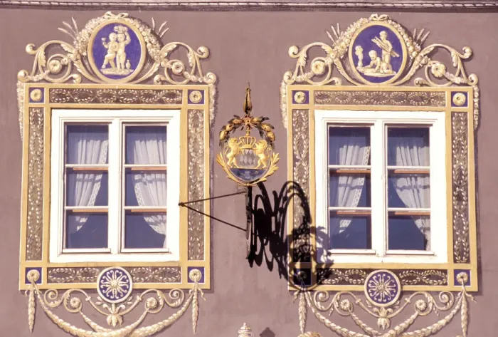 Framed Print : Europe, Germany, Bavaria, Garmisch-Partenkirchen. Husar restaurant Framed Print : Europe, Germany, Bavaria, Garmisch-Partenkirchen. Husar restaurant