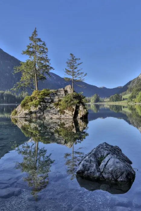 Framed Print : Europe, Germany, Bavaria, Ramsau bei Berchtesgaden, Lake Hintersee in Morning Light Framed Print : Europe, Germany, Bavaria, Ramsau bei Berchtesgaden, Lake Hintersee in Morning Light
