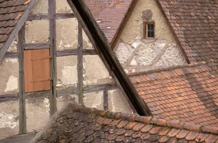 Framed Print : Europe, Germany, Bayern (Bavaria), Rothenburg. Half timbered details Framed Print : Europe, Germany, Bayern (Bavaria), Rothenburg. Half timbered details