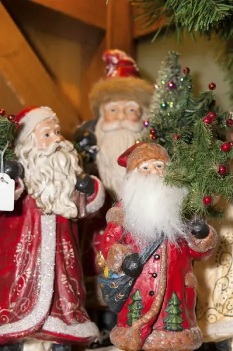 Framed Print : Europe, Germany, Hessen, Rudesheim, Kathe Wohlfahrt, Christmas store, santa claus