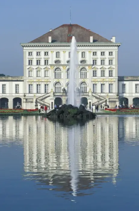 Framed Print : Europe, Germany, Munich. Nymphenburg Castle and reflection Framed Print : Europe, Germany, Munich. Nymphenburg Castle and reflection