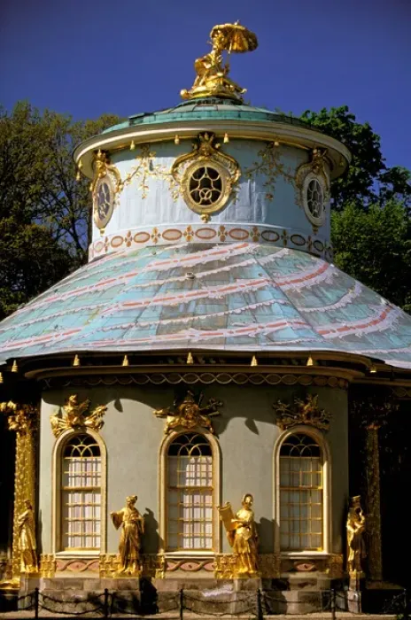 Framed Print : Europe, Germany, Potsdam. Parc Sanssouci, Chinese teahouse Framed Print : Europe, Germany, Potsdam. Parc Sanssouci, Chinese teahouse
