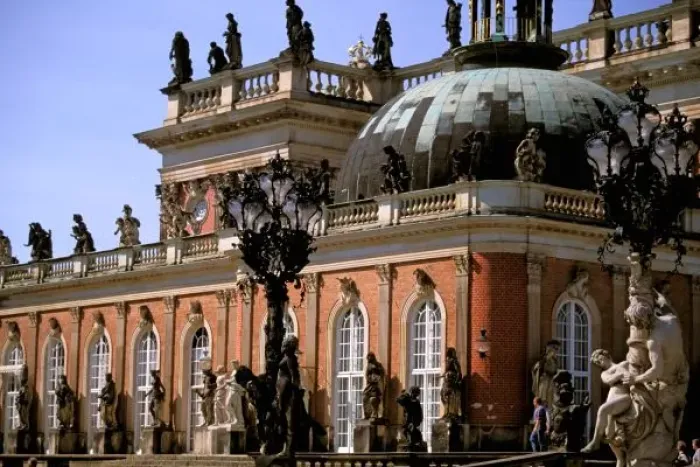 Framed Print : Europe, Germany, Potsdam. Parc Sanssouci, Neus Palais Framed Print : Europe, Germany, Potsdam. Parc Sanssouci, Neus Palais