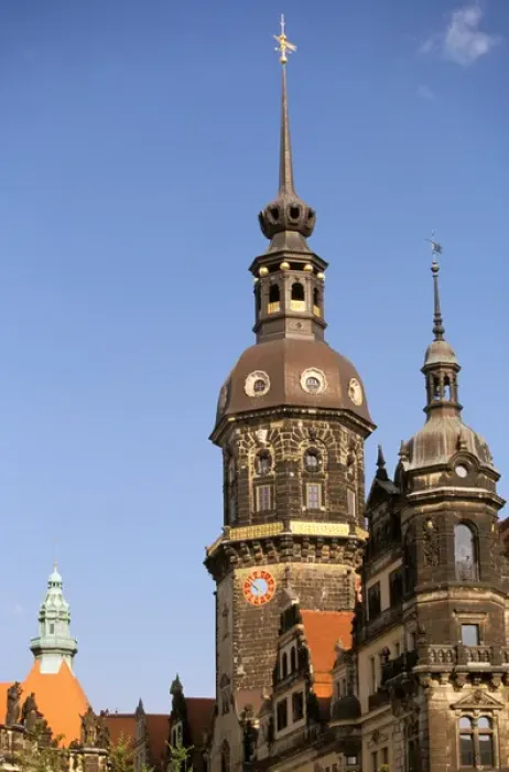 Framed Print : Europe, Germany, Saxony, Dresden. Dresden Schloss