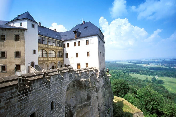 Europe, Germany, Saxony, Konigstein. Festung Konigstein Castle