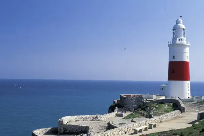 Framed Print : Europe, Gibralter. Lighthouse Framed Print : Europe, Gibralter. Lighthouse