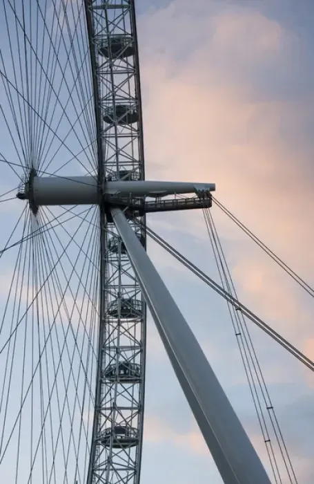 Framed Print : Europe, Great Britain, London. Close-up of The Eye Ferris wheel Framed Print : Europe, Great Britain, London. Close-up of The Eye Ferris wheel