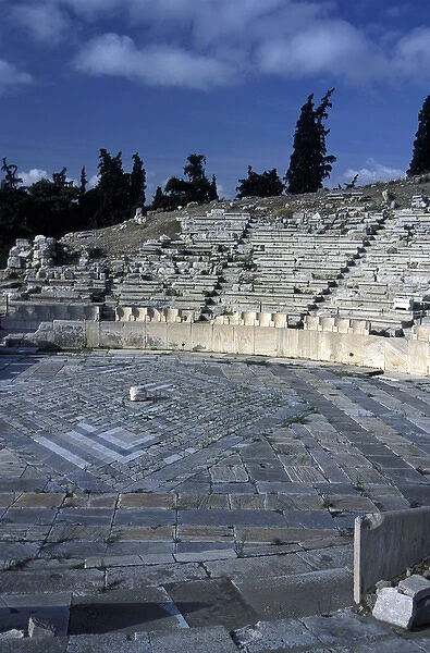 Europe, Greece, Athens, Acropolis. Theater of Dionysios
