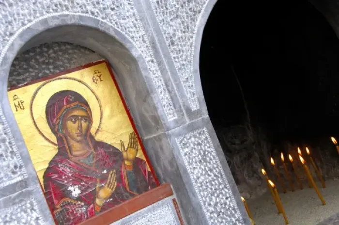 Framed Print : Europe, Greece, Crete (aka Kriti). Mt. Dikti, 14th century Kera Monastery, Byzantine icons Framed Print : Europe, Greece, Crete (aka Kriti). Mt. Dikti, 14th century Kera Monastery, Byzantine icons